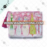 Custom logo print canvas makeup bag professional eco beauty personalized cosmetic bags wholesale makeup bags