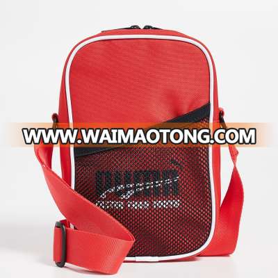 Custom satchel bag sports polyester mens messenger bag