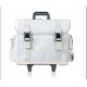 Fashionable Soft Rolling Trolley Cosmetic Case with Free Set of Mesh Bags