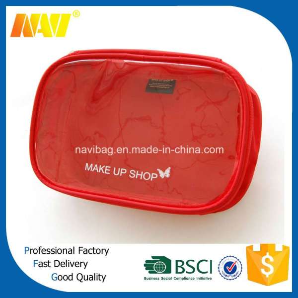 Fashion Nylon and Plastic Cosmetic Bags Cases